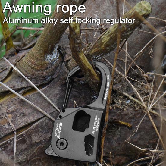 Tent Rope Tensioner Core Lanyard Adjuster Compact Size Portable Universal Auto Tent Rope Adjuster Outdoor Equipment Tool