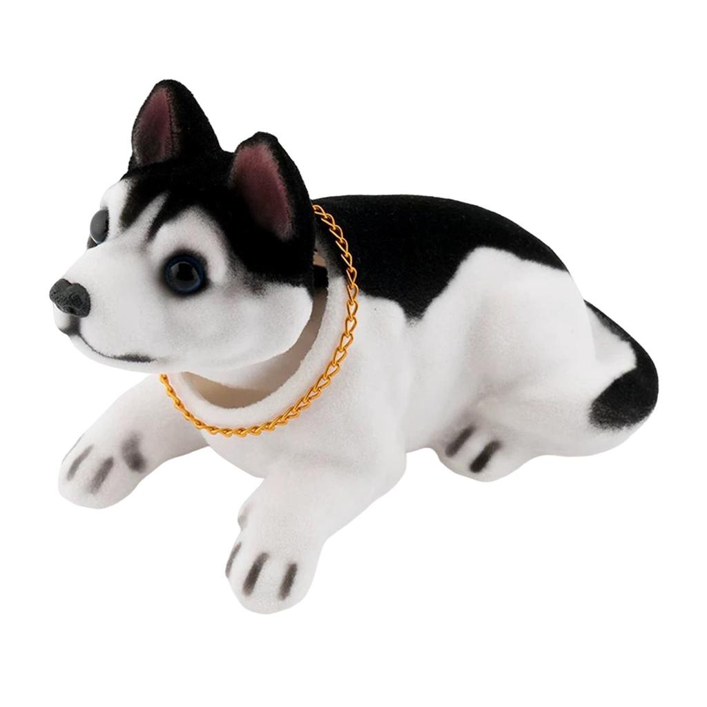 Dog Figurine for Vehicle Dashboard, Interior Accessories for Pet Lovers, Gift for Office Space