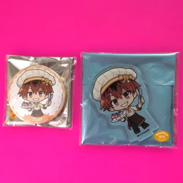 Funeral Freiren Stark can badge acrylic stand.