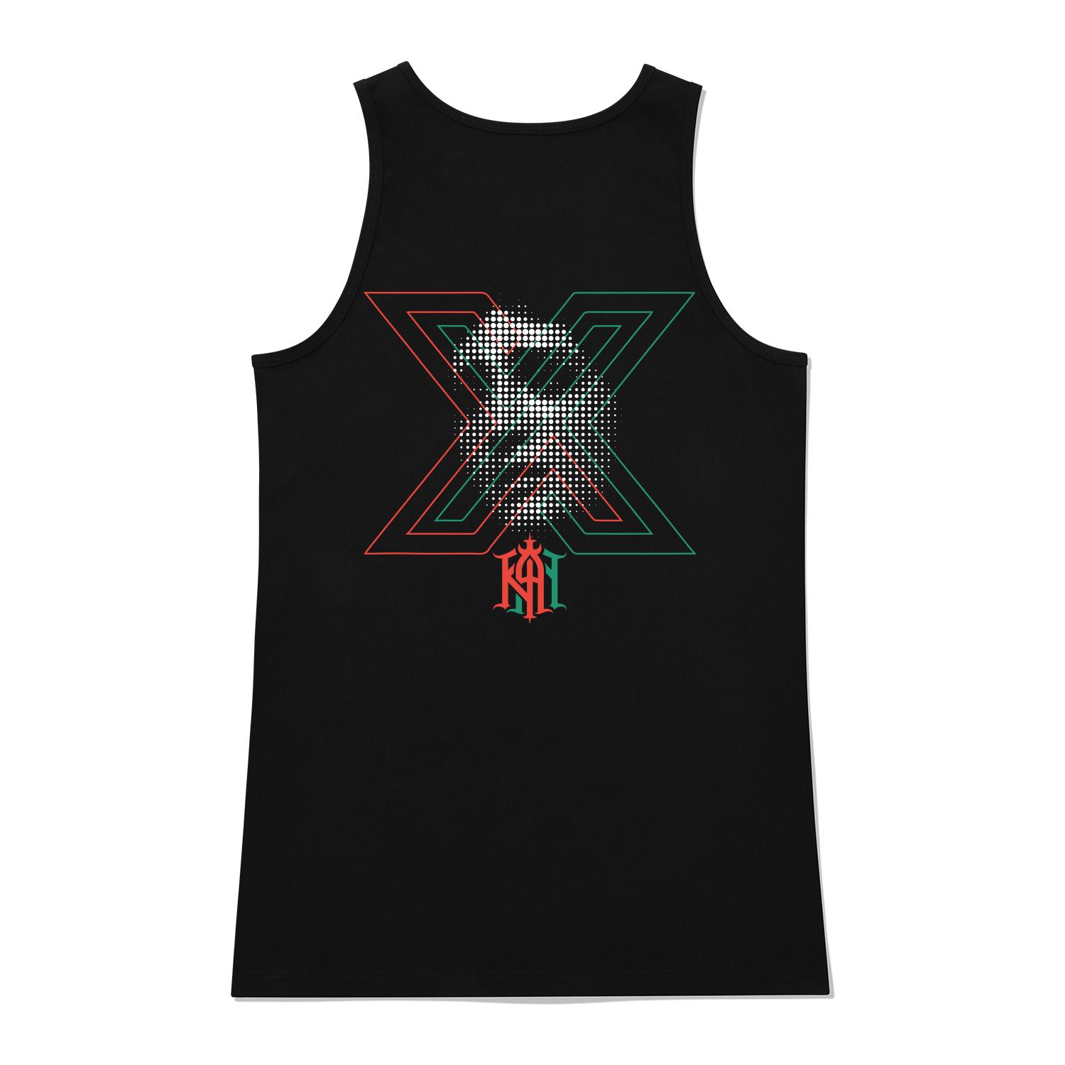 Khan 6312 Ksb0149 Avant-Garde Long Sleeveless - Black Black/L