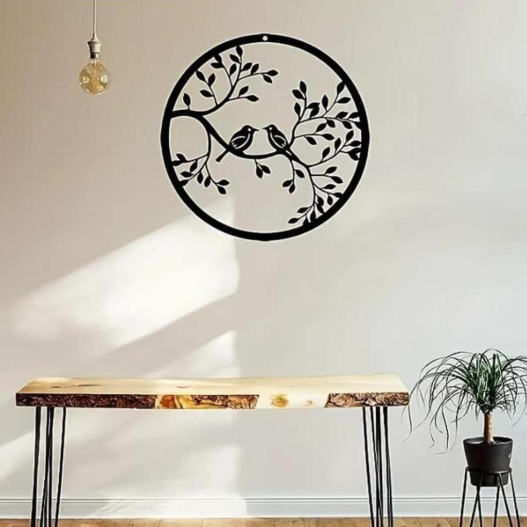 Metal Wall Art Decor Housewarming Gift Decorative Modern Artwork for Dining Room Shop