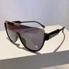 Halbrunde Sonnenbrille Damen Mode Monoblock Outdoor-Brille Vintage Shades Ins Trend Neu UV400 Brillen