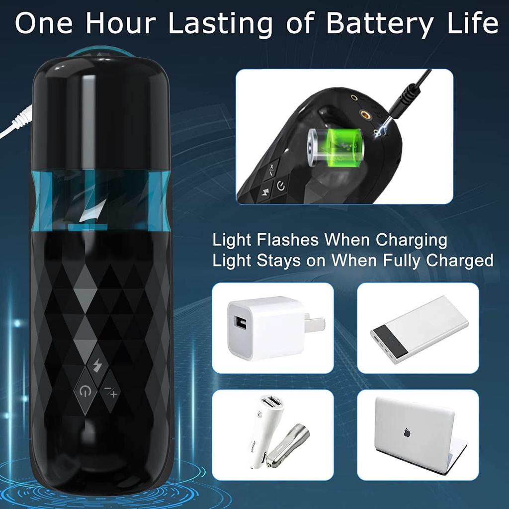 Hannibal Male Masturbators Cup Telescopic Rotation Penis Stimulation Electric Pocket Pussy Vagina Blowjob Adult Sex Toy for Male