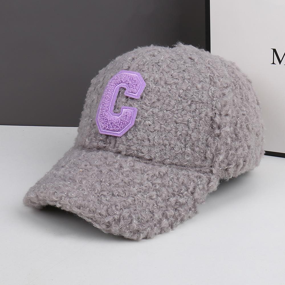 

Winter Fall Plush Baseball Cap With Wind Resistant Fabric And Chic Design For Womens Fashion Style A