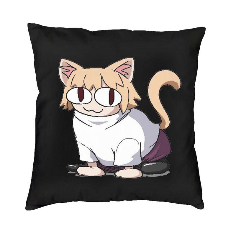 

Neco Arc аниме анимационная ТВ-подушка домашний декор Kawaii уличные подушки квадратный двухсторонний принт 40x40 см наволочка 30x30cm 12x12in