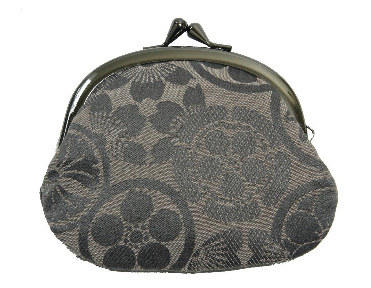 

Застежка с узором семейного герба Хасэгава Ручной работы из Киото Сделано в Зеленом кошельке, Мастера, Япония, зелёный