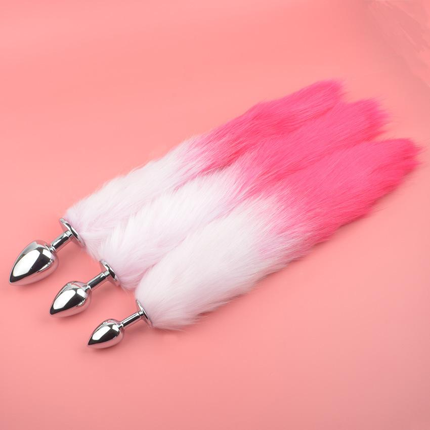 Sexy Fuchsschwanz Analplug Analspielzeug für Frauen Erwachsenes Geschlechtsprodukt Männer Buttplugs Edelstahl Analplug Cosplay Sexspielzeug für Paare