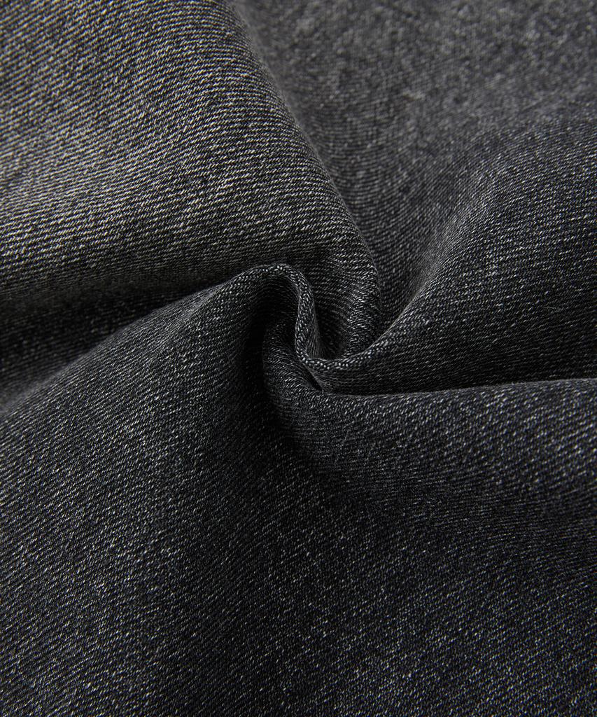 RAIMENT All Season Sand Washed Wide Denim Pants_Black Denim