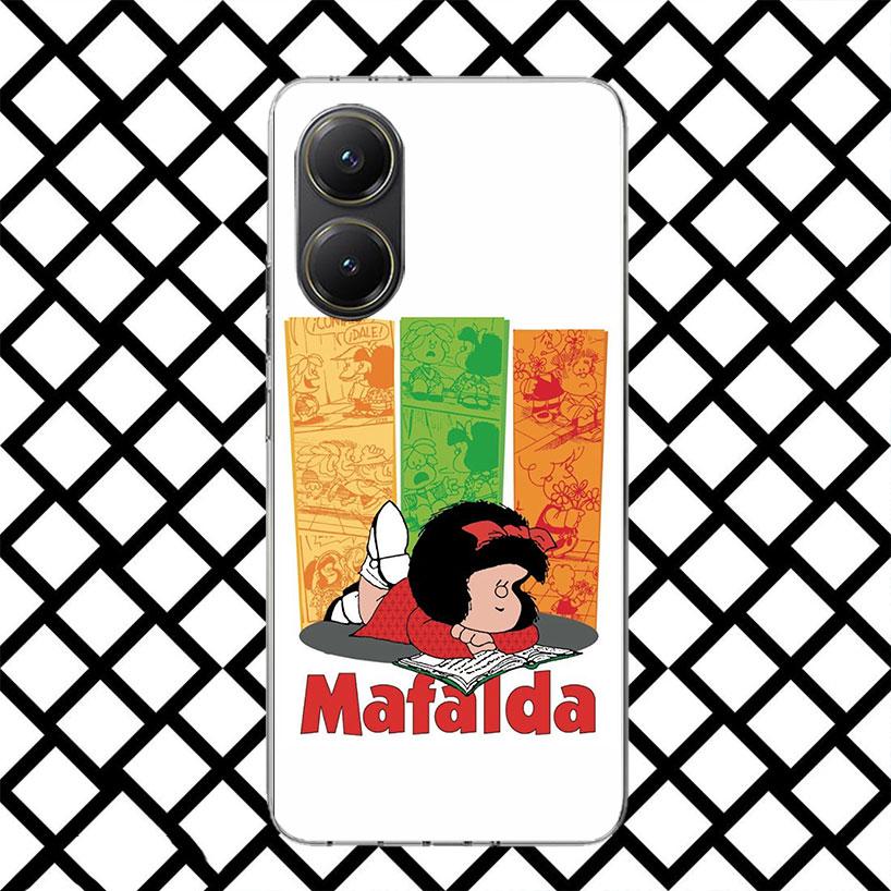 Cartoon Cute Mafalda Phone Case for Xiaomi Poco F7 Ultra X7 X6 X5 Pro X4 Gt M8 M7 Redmi 15 15C 13 13C 12 12C Soft Cover Fundas P