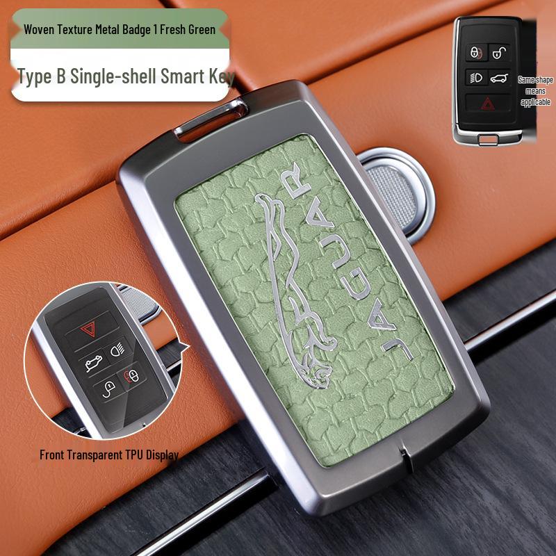 Pouzdro na klíče Jaguar XEL/XFL/F-PACE/E-PACE/F-TYPE Kovový kryt