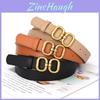 Fashionable Womens Pu Leather Belt With Smooth Buckle For Casual And Office Wear