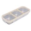Snack Container   Proof Stainless Steel 3 Compartments Easy Cleaning Metal Snack Container