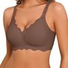Reggiseno Senza Ferretto Senza Cuciture Taglie Forti: Comodo, Bello, Anti-Caduta, Design con Bustino Raccolto