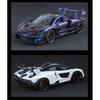 1/24 Scale Mclaren Senna Supercar Alloy Car Model, Simulated Sound and Light Racing, Children's Toy Car Ornaments for Boys Holiday Gifts