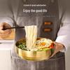 Korean Style Stainless Steel Double-Layer Noodle Bowl