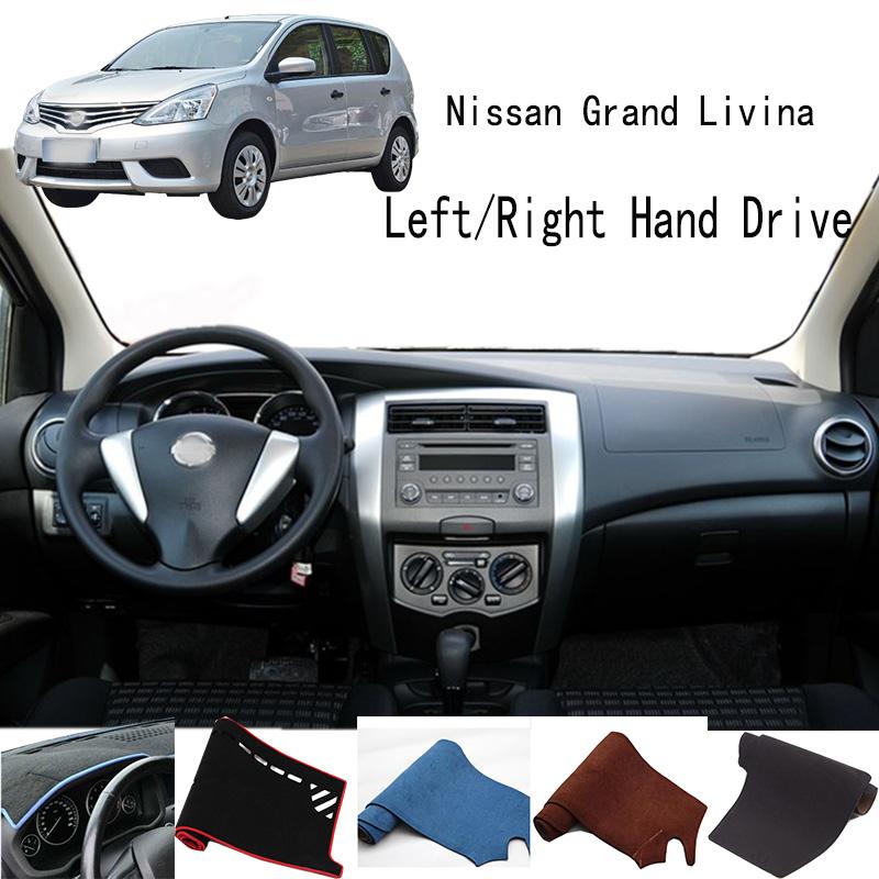 For Nissan Grand Livina X-Gear L11 Dashmat Anti-Slip Dash Mat Dashboard Cover Instrument Panel Sunscreen Pad Ornaments