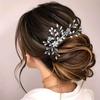 Exquisite Bridal Headdress Elegant Faux Pearl Hairclip Daily Use Rhinestone Hairpin  Girl Gift