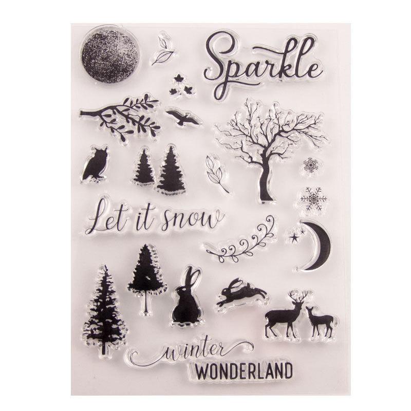 Clear Stamps for Card Making or Journaling Birthday Wish Dandelion Transparent Silicone Stamps for Journals Scrapbooking Album