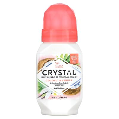 Mineral Enriched Deodorant Roll-On, Coconut & Vanilla Fragrance, 66ml (2.25fl Oz)