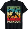 Parkour Lovener-Freerunner Free Run Back Flip Jump T-shirt Personality Comic Punk Top Men T-shirt Chic Roupas Men Tops