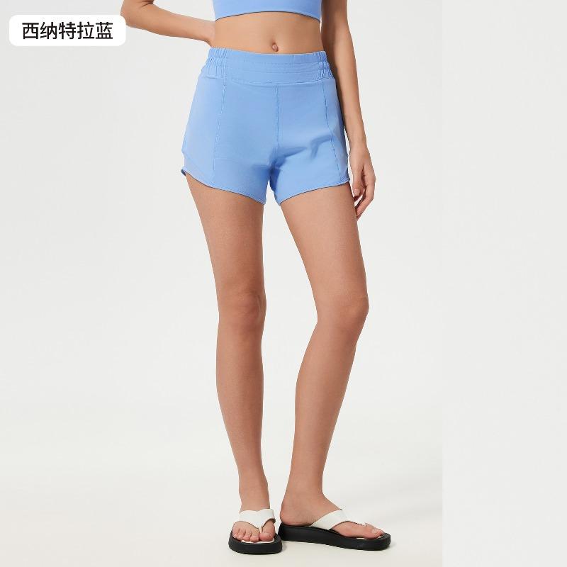 Loose quick-drying sports shorts women's summer lined running training fitness pants high-waisted yoga shorts