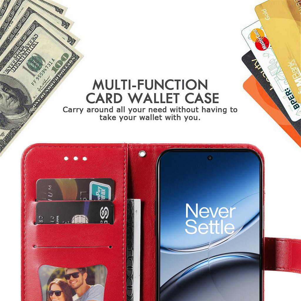 For OnePlus Nord 4 Case Floral Pattern PU Leather Wallet Stand Phone Cover