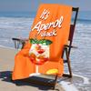 Proof Beach Towel with Aperol Spritz Pattern - Soft,absorbent,quick-drying,machine Washable - Perfect for Swimming,camping,bathing