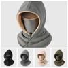 Drawstring Fleece Balaclava Hat Windproof Masks Hood Beanies Fashion Hooded Neck  Ski
