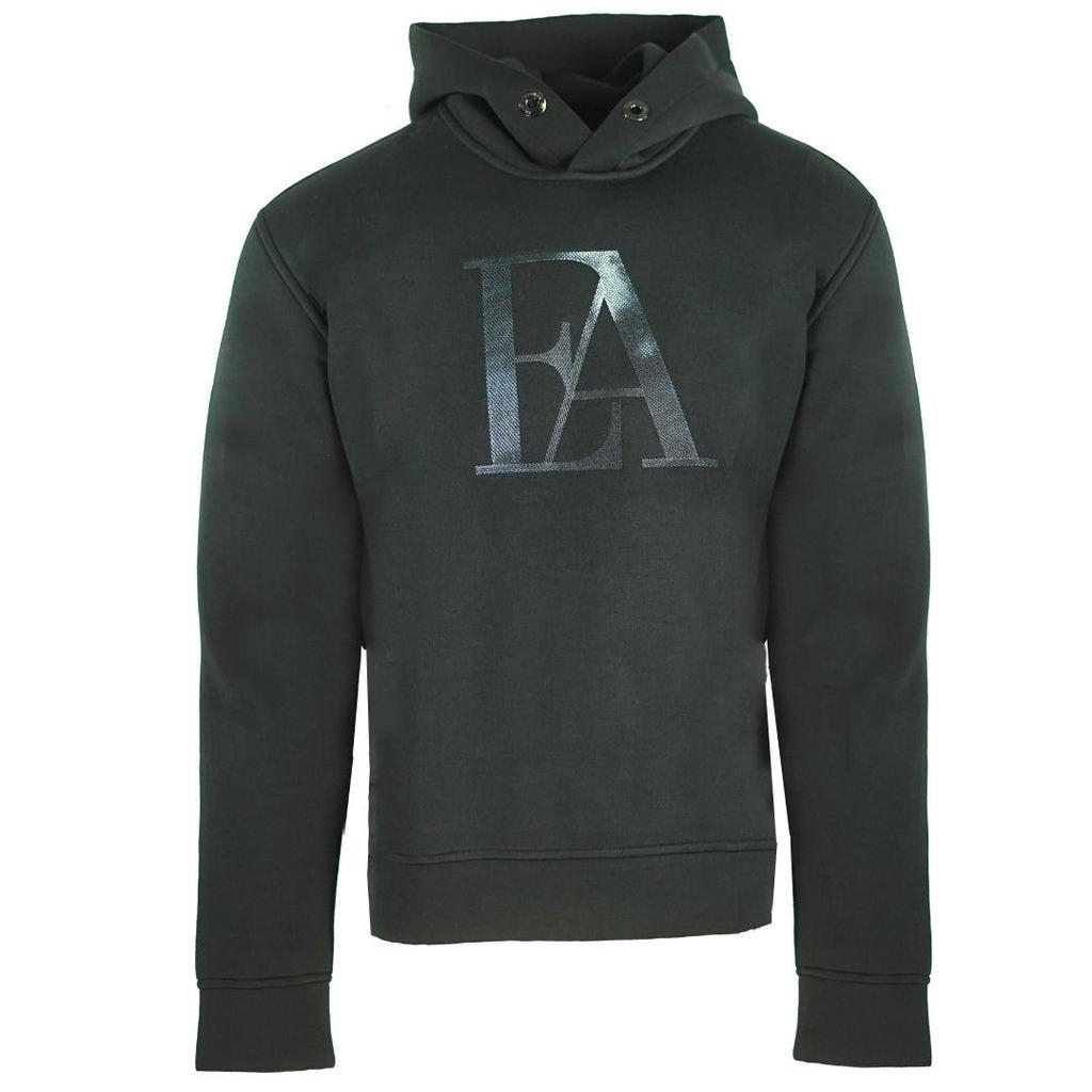 Emporio Armani Mens Eagle Logo Hoodie
