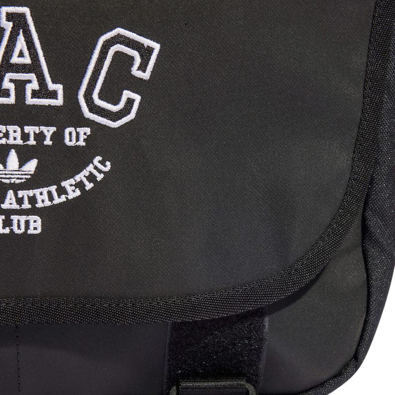 Adidas Originals Polyester Messenger Bag Shoulder Bag Crossbody Bag Unisex Black Adidas IS0456