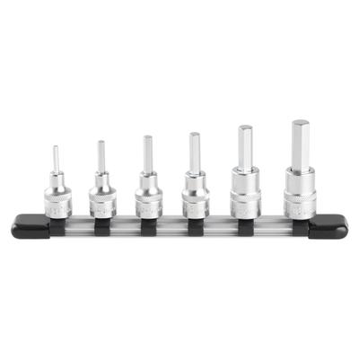 TONE Hexagon Socket Set HH306 Drive Angle Contents 6 Items (with Holder) 9.5mm (3/8")