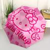 1pc Hello Kitty Pink Heart Umbrella with Plastic Handle,Suitable for All Seasons Home Travel Outdoor UmbrellaSanlio703