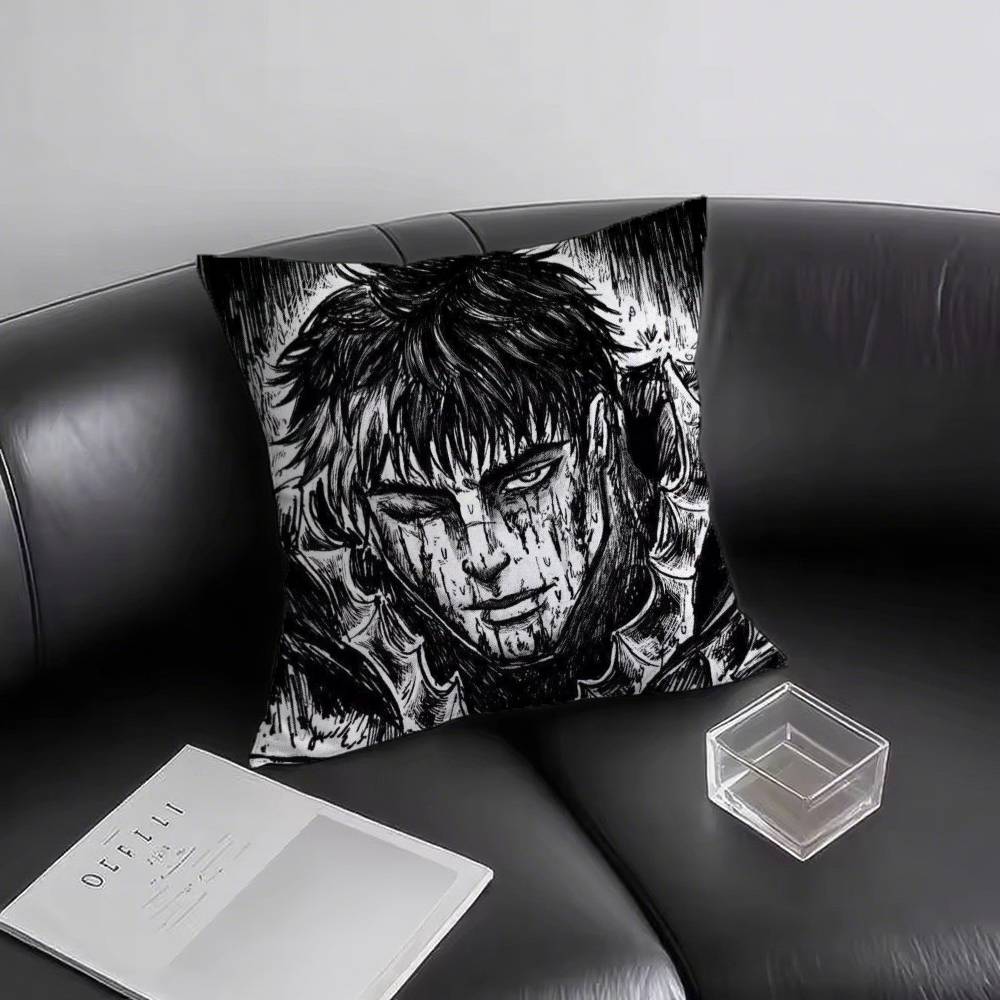 1pc Anime B-Berserk Pillow Case Fashion Square Pillowcase Bedroom Sofa Room Ins Decoration Leisure