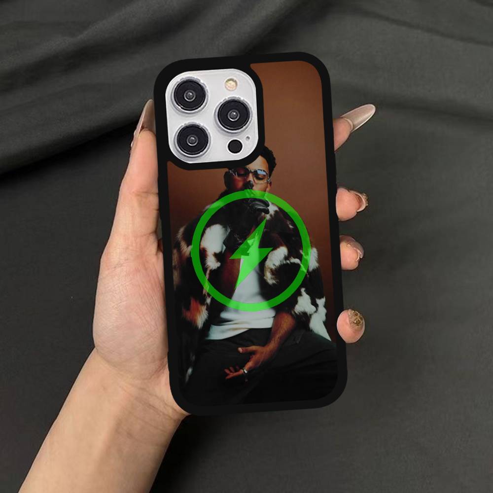 Myke Towers Rapper Phone Case Magnetic Wireless charging For iPhone 16 15 14 13 12 11 Pro Max Plus 17 Air Cover