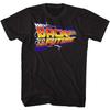 Back To the Future Shirt Welcome Adult Black Tee T-Shirt