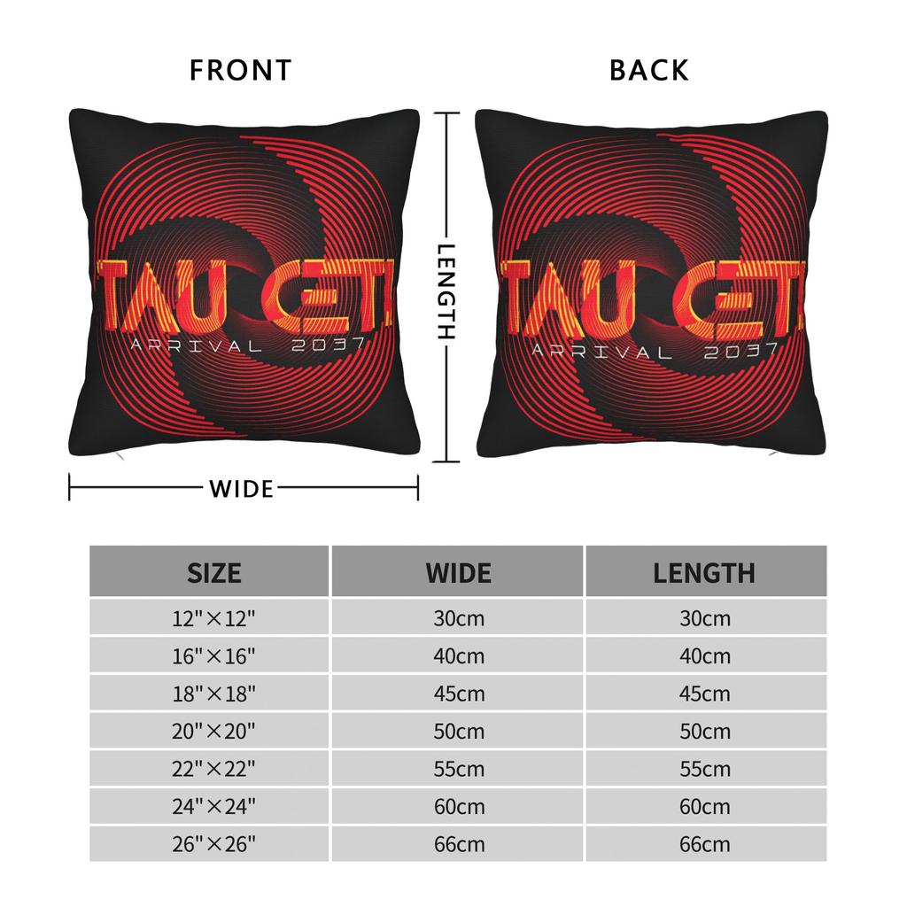 Project Tau Ceti Pillow Case Cute Funny Pillow Cover Soft Pillowcases For Living Room Bed Chair