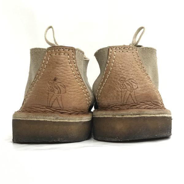 Clarks DESERT TREK Desertné topánky Chukka Béžový semiš Veľkosť 11.5 30.0cm(POUŽITÉ)