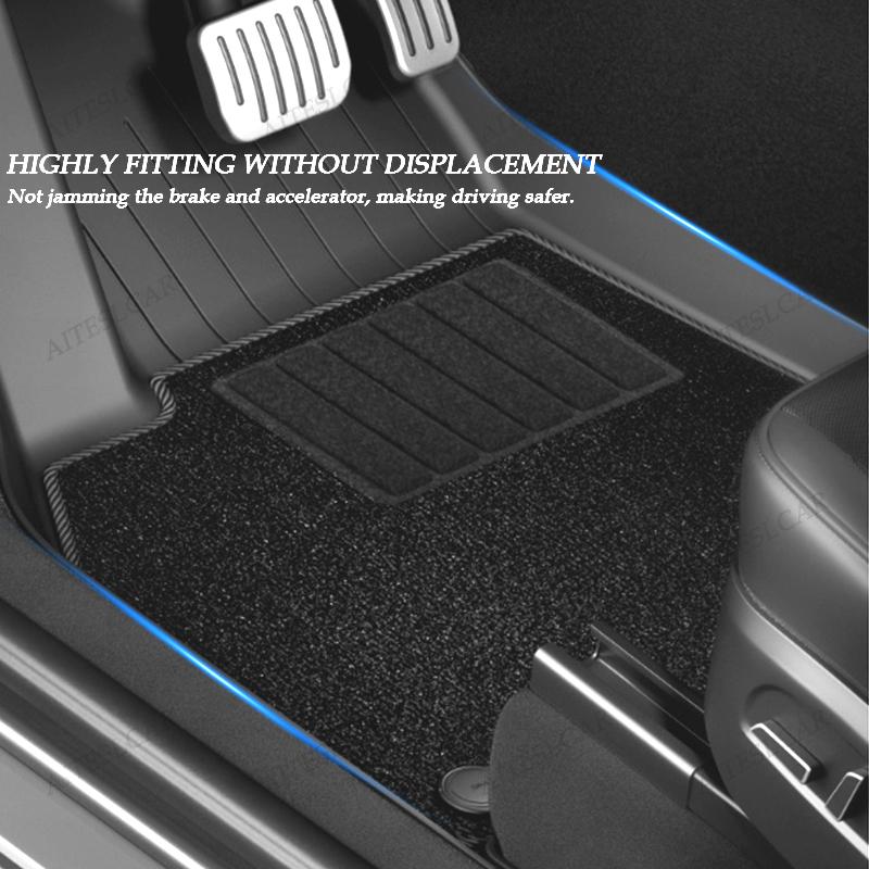 For Tesla Model Y L Launch 2026+ Car Floor Mats Cargo Liner Trunk Mats Backrest Kick Pads Protection Car Interior Accessories