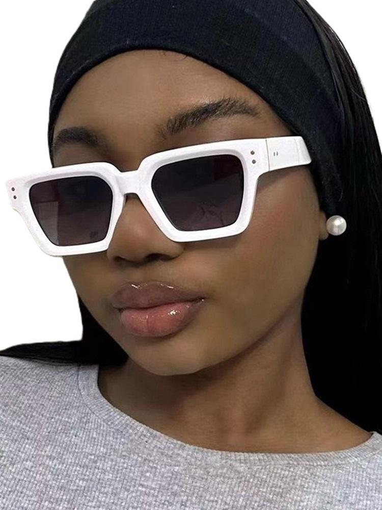 Classic Rectangle Small Sunglasses Women Men Square Personality Sun Glasses Vintage Fashion Ins Glasses Frame Shades UV400