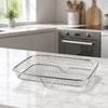 Stainless Steel Multi-Function Cooling Rack Draining Rack Dehydration Rack for Kitchen Use Durable and Easy to Clean Mesh Design
