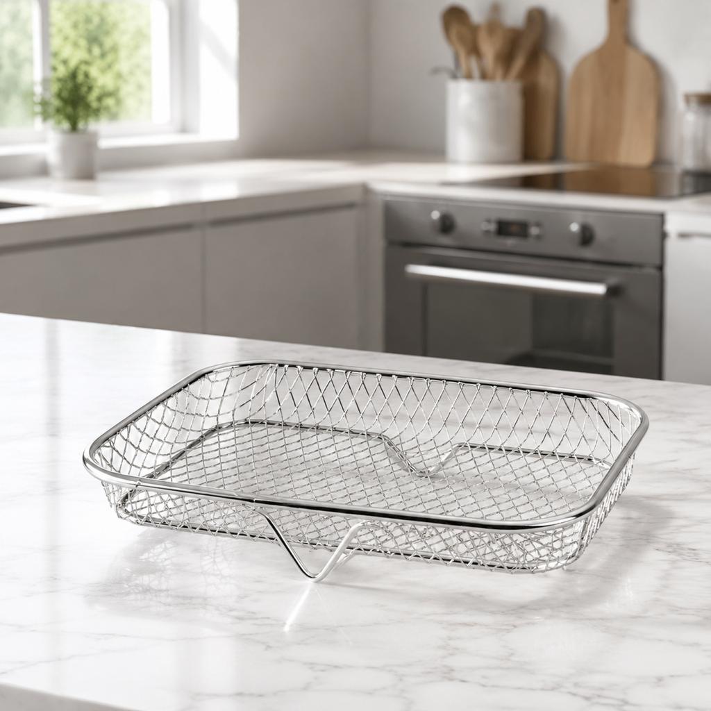 Stainless Steel Multi-Function Cooling Rack Draining Rack Dehydration Rack for Kitchen Use Durable and Easy to Clean Mesh Design