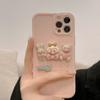 3d Cute Cartoon Bear Rabbit Korea Phone Case For Iphone 13 12 11 Pro Max Mini X Xs Max Xr 7 8 Plus Cases Soft Silicone Cover