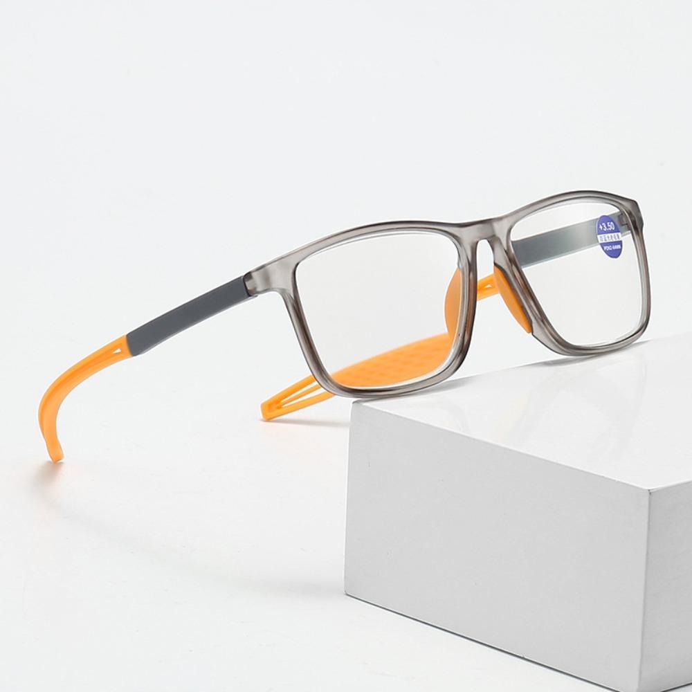 TR90 Sport Reading Glasses Men Ultralight Anti Blue Light Presbyopia Eyeglasses Men's Hyperopia Optical Eyewear Diopters