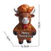 Highland Cow Christmas & Halloween Ornament for Home & Garden Decor