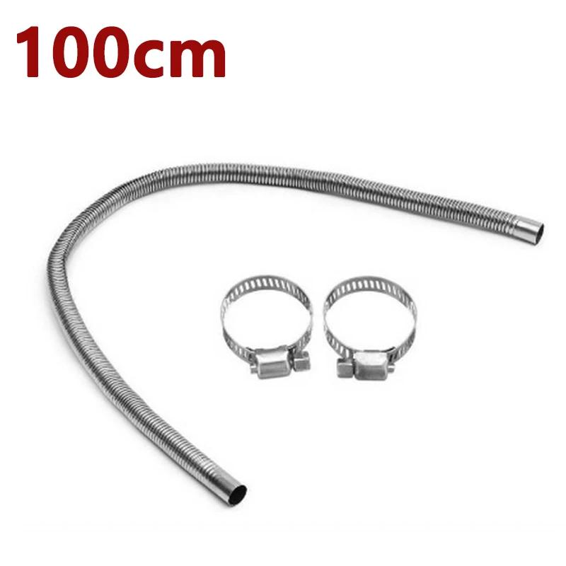 60 cm 100 cm 120 cm 150 cm 200 cm 250 cm 300 cm Aria Diesel Riscaldatore di parcheggio Tubo di scarico in acciaio inossidabile Tubo di sfiato del gas Tubo per auto camion VAN