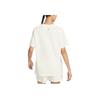 Nike Letter Print Vintage American Loose Fit Round Neck Short Sleeve T-Shirt With Dropped Shoulders Women Tops Sail-White FJ7714-133