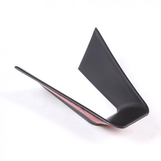 For Alfa Romeo Giulia 2017-19 Matte Black Car Steering Wheel U-Shaped Cover Trim