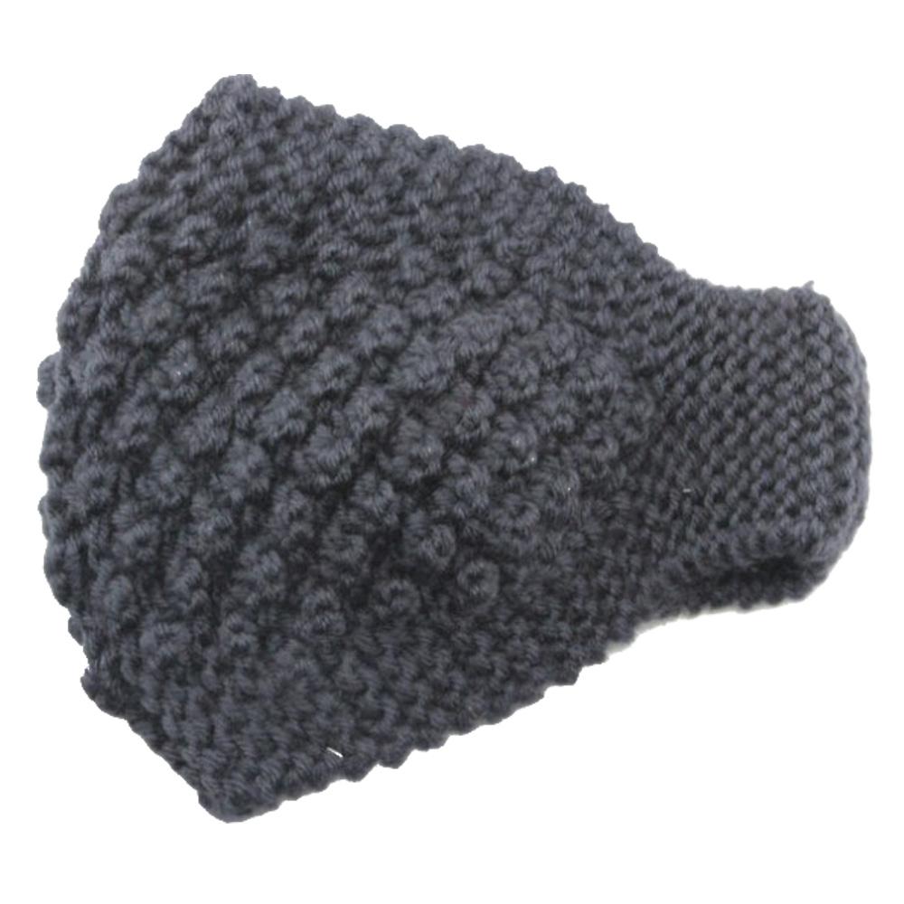 Winter Turban Hair Accessories Elastic Crochet Hairband Headwear Knitted Wool Girl Headband