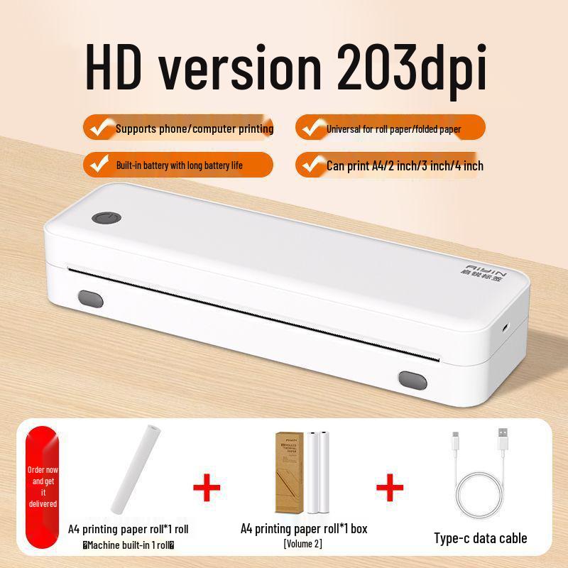 A40 Bluetooth Portable Thermal Printer for Students
