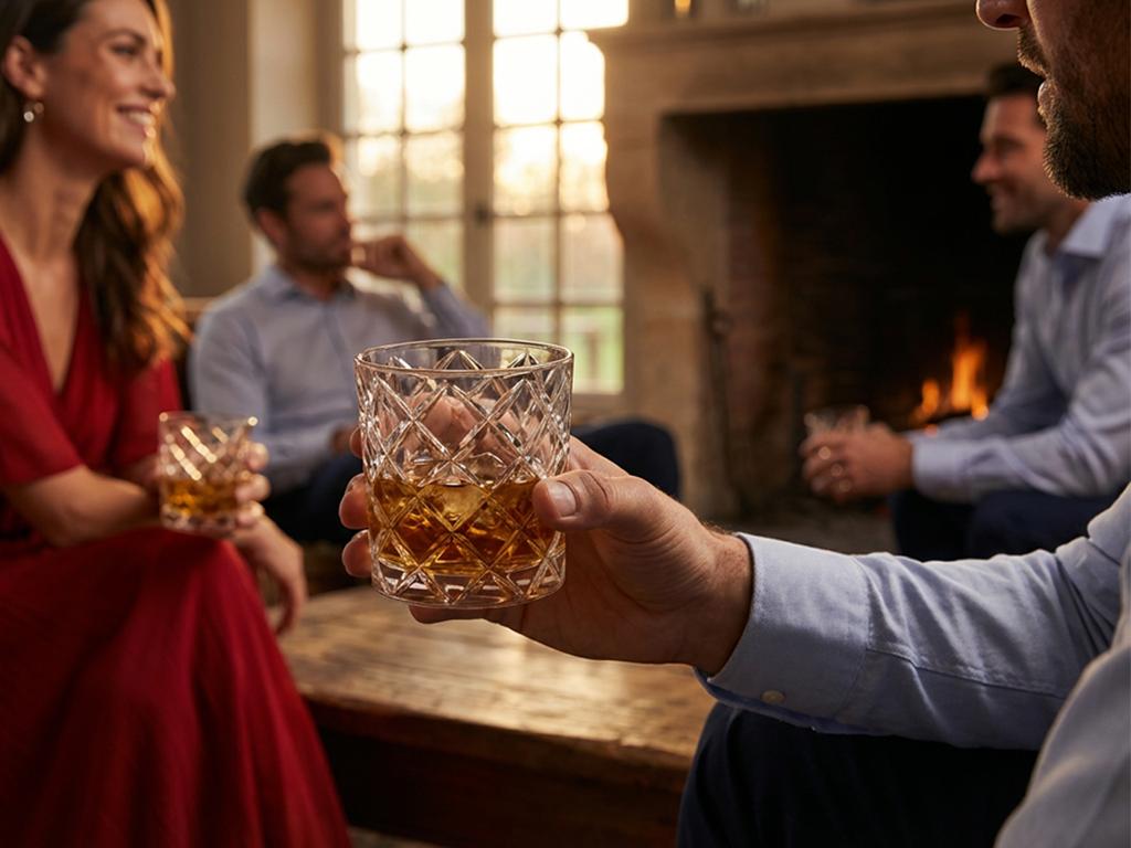 Komplet 4 Szklanek Do Whisky Szklanki Do Drinków Zestaw Prezentowy